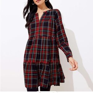 NWT Loft plaid dress